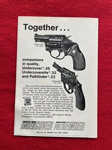Vintage 1972 Charter Arms Handguns 💯 Percent Original Ad