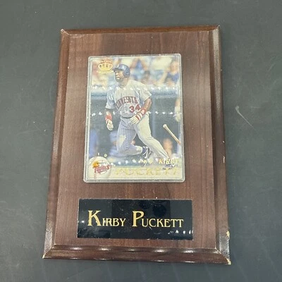 The Pro Collection Kirby Puckett #34 Minnesota Twins The Leaf Set placa de montaje Foto 1 de 4