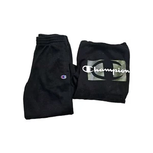 Champion Lot Boys Hoodie Pants  M Youth Black - Picture 1 of 5