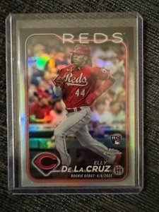 2024 Topps Chrome Update Series - Elly De La Cruz - Rookie Refractor - Picture 1 of 2