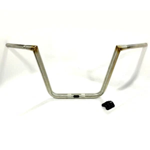 LA Choppers Stainless 1-1/4" Twin Peaks 13" Handlebar 2015-20 Harley Road Glide - Picture 1 of 5
