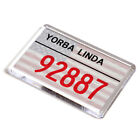 Fridge Magnet - Yorba Linda, 92887 - Us Zip Code