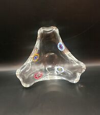 Millefiori Glass Trinket Tray/Ashtray/Paperweight