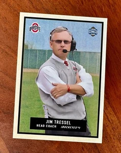 Jim Tressel Custom Art Football Karte 1951 Topps Magic Design Ohio State - Bild 1 von 1
