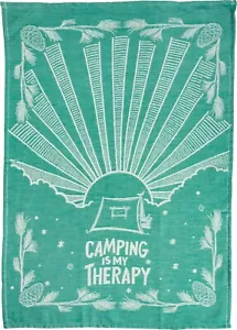 "Primitives by Kathy Küche Geschirrtuch Camping ist meine Therapie 20"" x 28" - Bild 1 von 9
