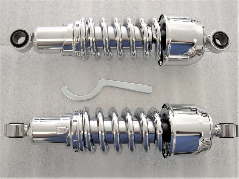 Amortiguadores bobber cortos cromados de alta resistencia Honda VT750 Shadow Ace 11"  Foto 1 de 1