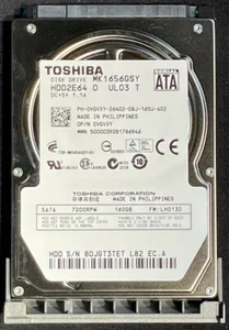 Dell / Toshiba 160GB 7200RPM Hard Disk Drive / HDD2E64 / VGVXY / HY217 - Picture 1 of 7