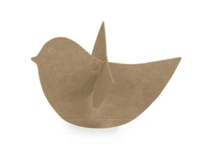 Scotton Scotton Uccellino Decorativo 85 x 45 Mm Avana 10 Pz - Imagen 1 de 1