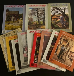 Full year 1988 American artist magazine lot vintage back issues - Picture 1 of 6