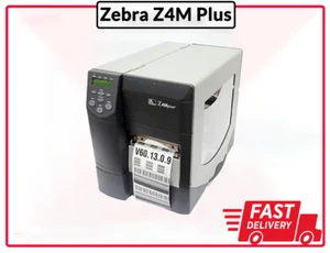 Zebra Z4M Plus Thermoetikett Barcode Quittung Drucker Ethernet seriell parallel - Bild 1 von 4