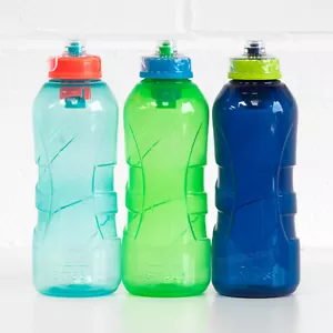 Smash 600ml Sports Gym Water Bottle BPA-Free Strong Plastic Travel School Flask - Picture 1 of 13
