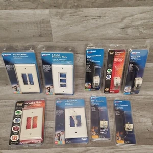 Posten Pass & Seymour Legrand Steckdose Dekorateur Wandplatte Telefonbuchse Video  - Bild 1 von 8