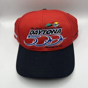 Daytona 500 The Great American Race 2001 Nascar Hat Adjustable Red And Black - Picture 1 of 7