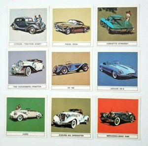 Lot BA British American Motor Oil Vintage Classic Car Collector Cards - Picture 1 of 4
