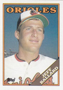 1988 TOPPS...JEFF BALLARD...NRMT...# 782...ORIOLES...FREE COMBINED SHIPPING