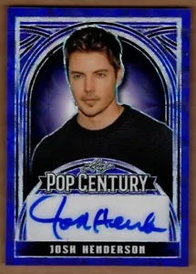 2024 CALEIDOSCOPIO METALLO FOGLIA POP CENTURY VIOLA AUTO #BAJH1 JOSH HENDERSON #2/10 - Foto 1 di 2