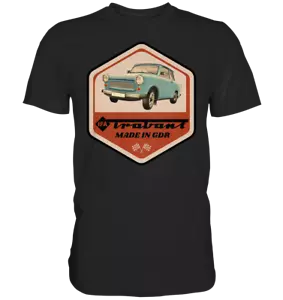 Camiseta Premium Trabant Trabi VEB IFA RDA Ossi regalo culto coche cartón de carreras - Imagen 1 de 14