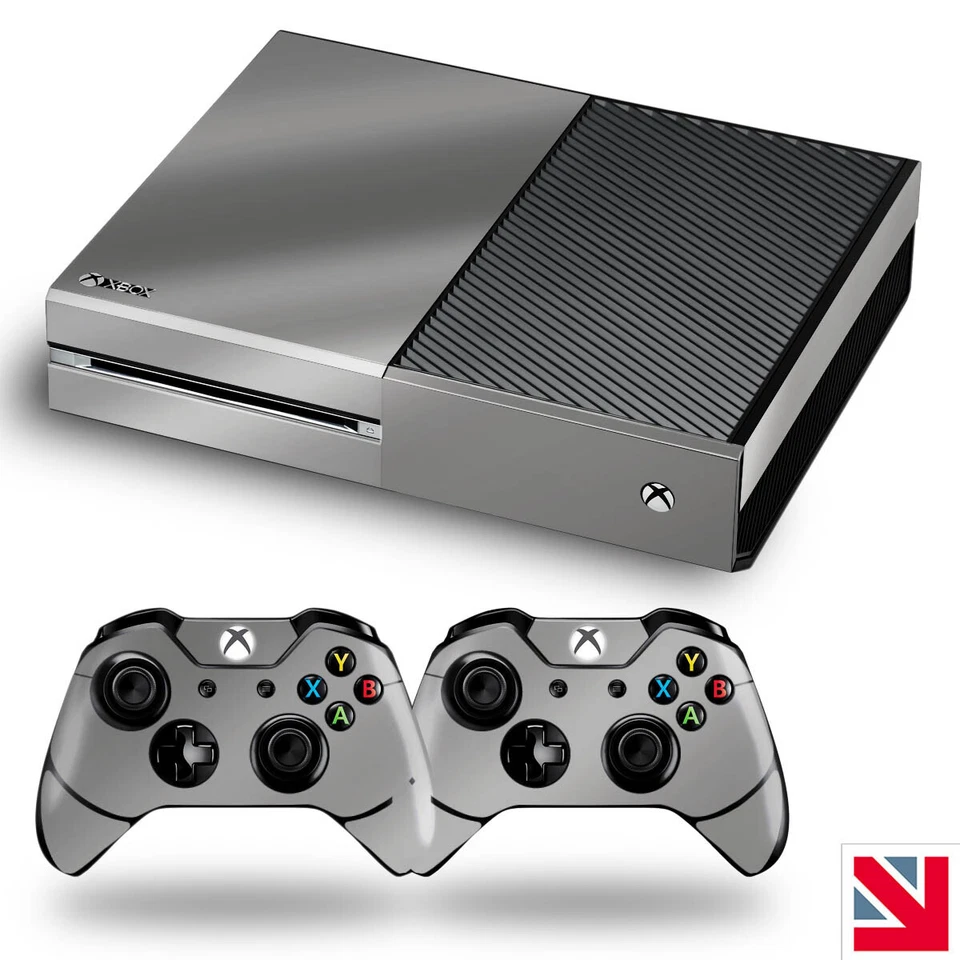 Adesivo in vinile decalcomania pelle XBOX ONE ARGENTO colore lucido - Immagine 1 di 1