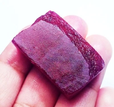 Natural Red Beryl Rough 60.35+ Ct Certified Loose Gemstone With Free Gift - Image 1 of 4