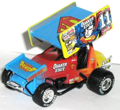 1/50 = ACTION / WORLD OF OUTLAWS / WOO / 1999 STEVE KINSER SUPERMAN Sprint Car Foto 1 de 4