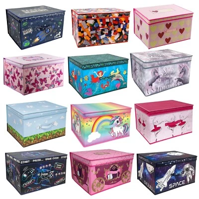 Large Collapsible Storage Box Folding Jumbo Storage Chest Kids Room Toy Box - Image 1 of 4
