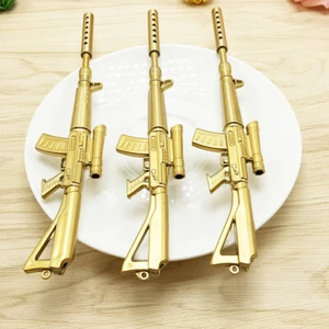 1Pc Rifle Shape Ballpoint Pen Black Ink Stationery Novelty Pen Learning Supplies - Picture 1 of 12