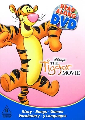 695A NEW SEALED DISNEY THE TIGGER MOVIE READ-ALONG DVD DVD Region 4 - image 1 of 2