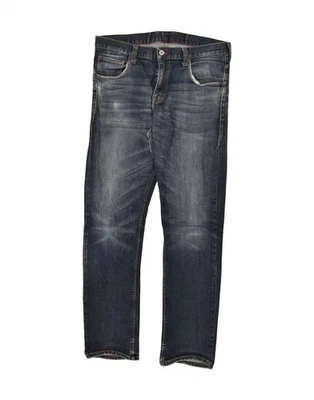 Pantalones de mezclilla cónicos Mustang Chicago para hombre W35 L32 azul marino algodón BG69 Foto 1 de 4