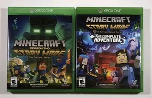 Minecraft Story Mode The Complete Adventure AND Season Two (Microsoft Xbox One) - Picture 1 of 12