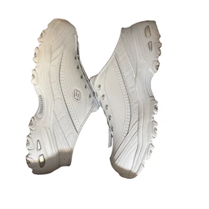 Zapatillas deportivas para mujer Skechers D’Lites Bright Sky talla 10 blancas plateadas - Imagen 1 de 5