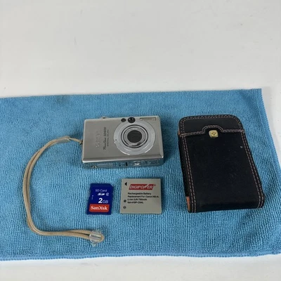 Cámara digital Canon PowerShot SD600 ELPH 6,0 MP *sin cargador* probada funciona Foto 1 de 4