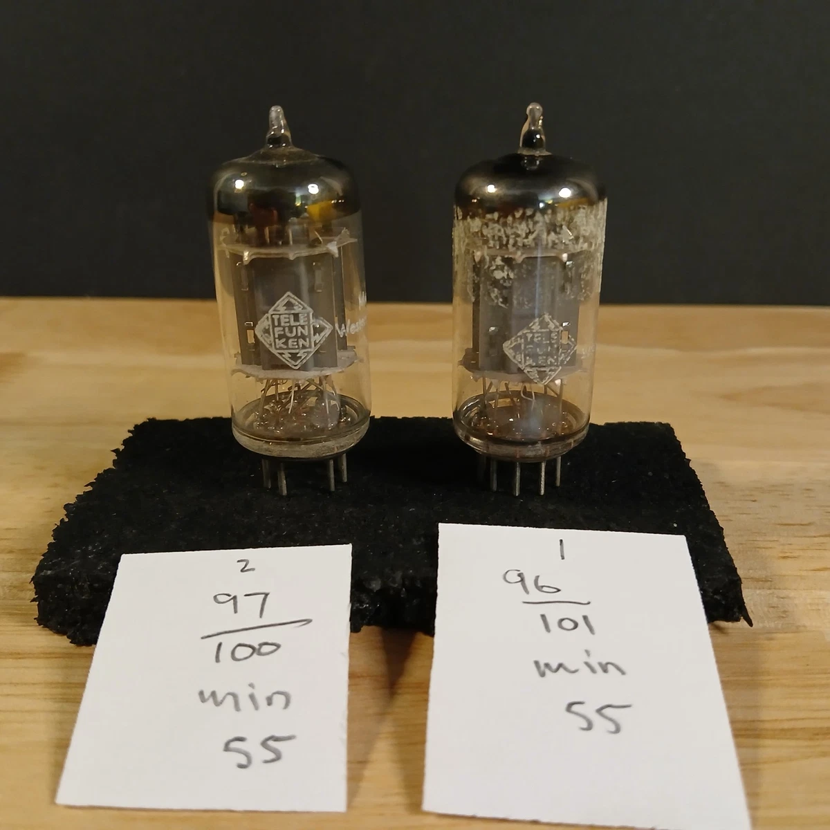 telefunken 12au7 ecc82 スムースプレート telefunken 12au7 ecc82 スムースプレート