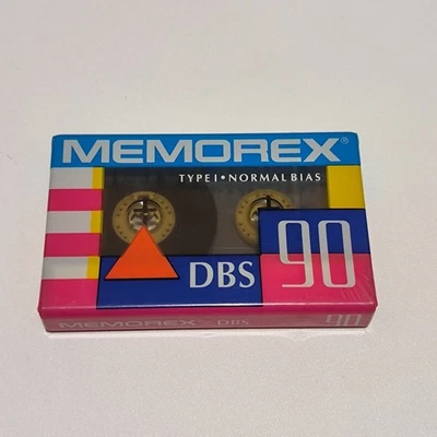 MEMOREX DBS 90 Blank cassette type 1 brand new sealed - made in korea - Image 1 of 4