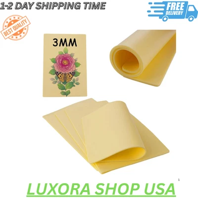 Piel de práctica de tatuaje de 3 mm, 5 piezas 12X8" 3 mm de espesor de silicona piel falsa en blanco doble Foto 1 de 4