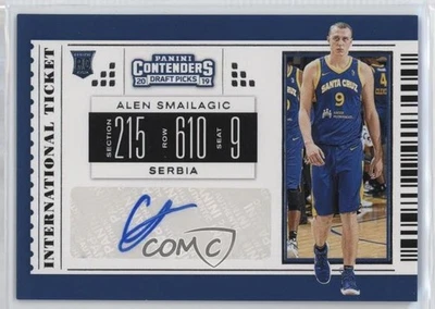 2019 Contenders Draft Picks International Tickets Alen Smailagic Rookie Auto RC - Image 1 of 2
