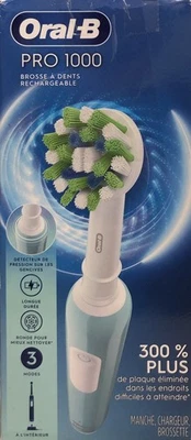 Cepillo de dientes eléctrico recargable Oral-B Pro 1000 - Azul - ¡LEER DESCRIPCIÓN! Foto 1 de 2