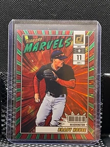 Brady House 2025 Donruss Diamond Marvels Green Laser  - Nationals - Picture 1 of 2