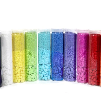 Streudeko Dekosand -Granulat -steine 1,4kg Rot Weiß Türkis Wasserfest (0,71/kg) - Bild 1 von 4