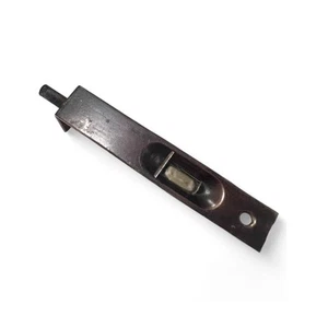Vintage Door Hardware Slide Lock Flush Bolt, Copper Finish Architectural Salvage - Picture 1 of 6
