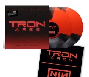 Nine Inch Nails NIN Tron: Ares Soundtrack Red & Black Swirl Vinyl 2-LP New - Picture 1 of 7