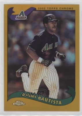 2002 Topps Chrome Gold Refractor Danny Bautista #73 - Image 1 of 2