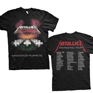 Camiseta unisex Metallica: Master of Puppets European Tour '86 (impresión trasera) - Imagen 1 de 6