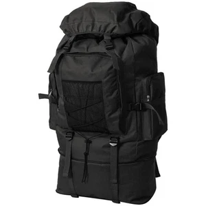vidaXL Army-Style Backpack XXL 26.4 gal Black - Picture 1 of 6