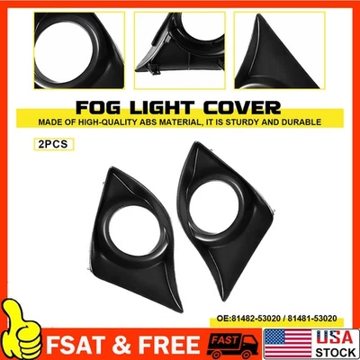 Par de faros antiniebla delanteros bisel negro para 2011 2012 2013 Lexus IS250 IS350 Foto 1 de 4