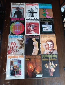 Vintage 1972 Psychology Today Magazine Lot Of 12 (1972 Full Year, Rare, Rarität) - Bild 1 von 10