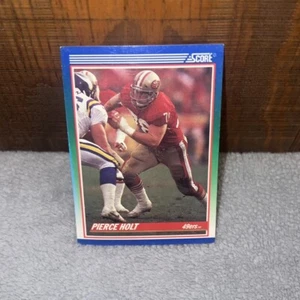 Vintage 1990 NFL Pierce Holt Score Sports Trading Card 348 San Francisco 49ers - Picture 1 of 5