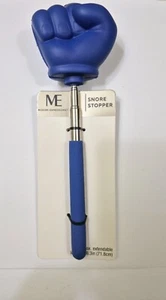 Snore stopper blue soft foam hand extendable tool, length 28.3 inches "ME" gift - Picture 1 of 2