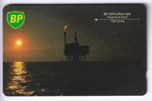 OFFSHORE ECOSSE TELECARTE / PHONECARD .. BP 100U GPT RARE 4BPEA N/G SMALL NOTCH - Imagen 1 de 2