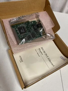 UNUSED IBM 10/100 PCI Network Adapter 645345-001 25H4375 NEW SEALED IN BOX - Photo 1/7