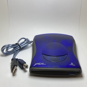 Iomega Zip 250 USB Powered External Drive Z250USBPCMBP W/ USB Cable